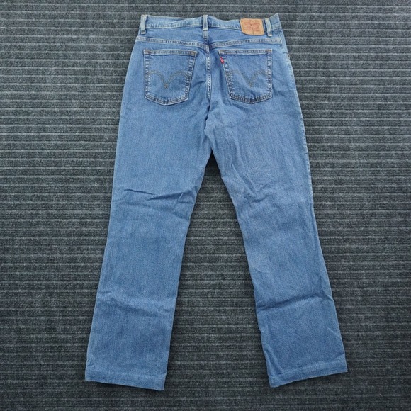 Levi's Denim - Levi's 550 Relaxed Boot Cut Jeans Womens 12M Blue Medium Wash Stretch Denim